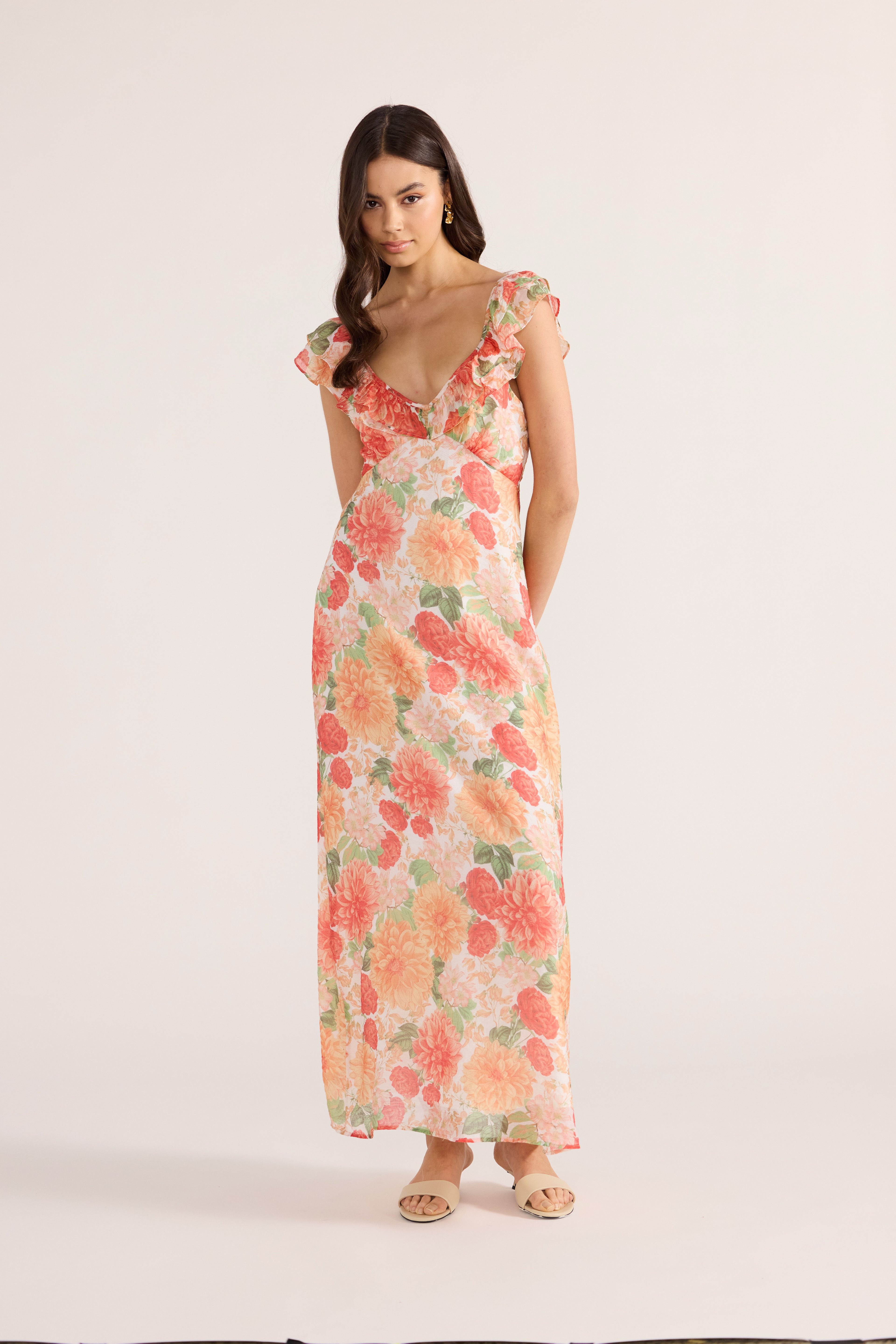 Apricot Maxi Dress