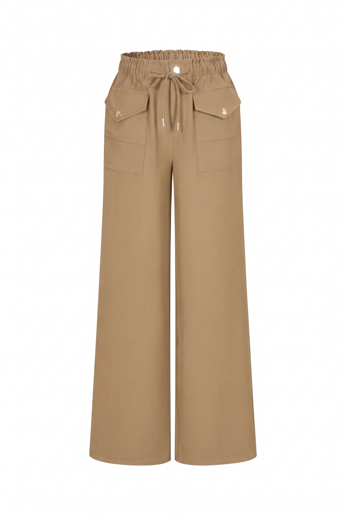 Utilitarian Twill Wide Pants