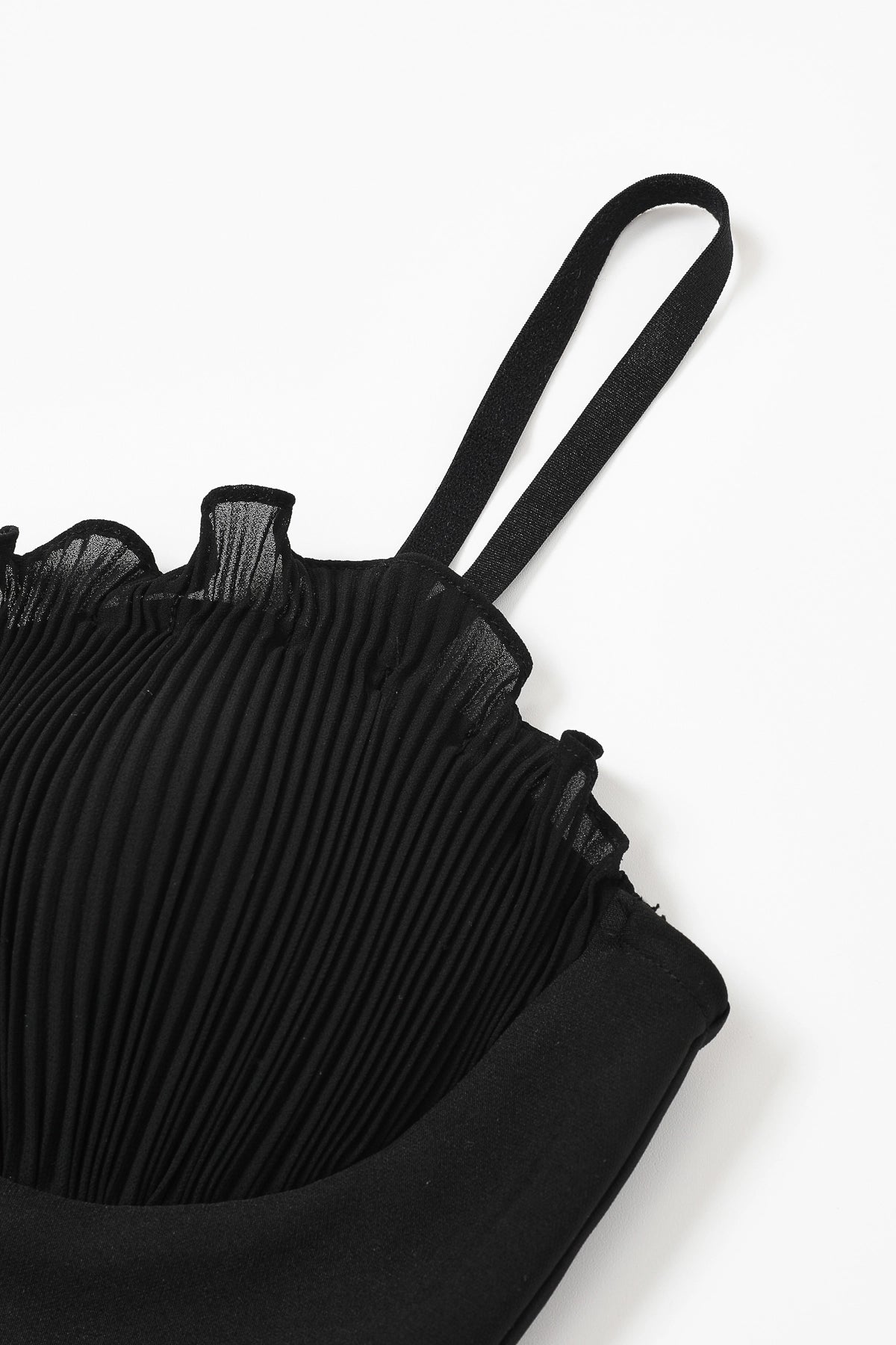 Little Black Ruffle Dress