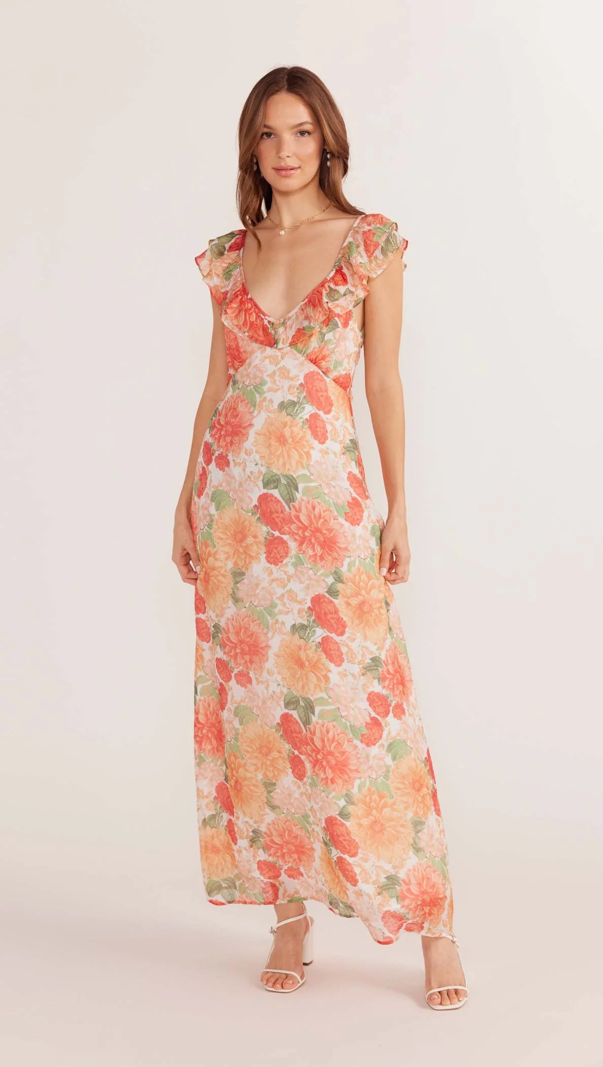 Apricot Maxi Dress
