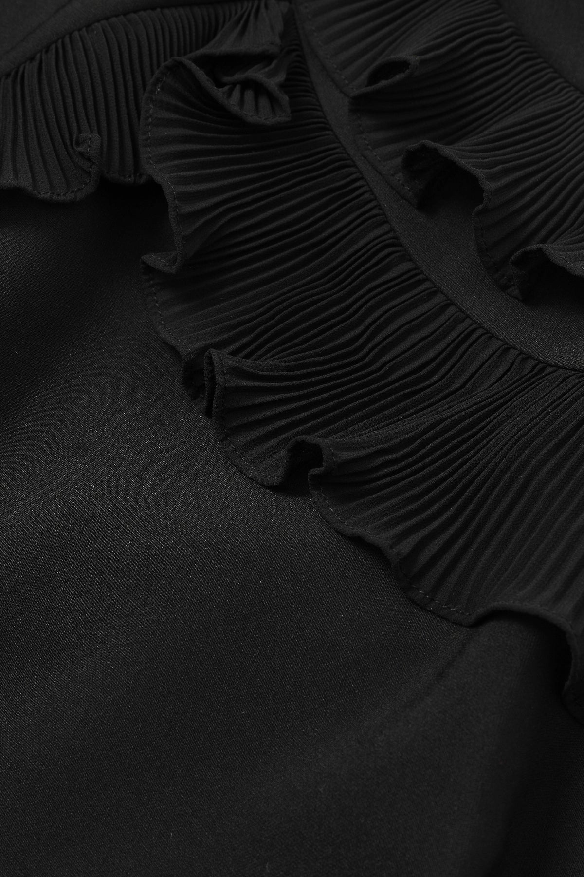 Little Black Ruffle Dress