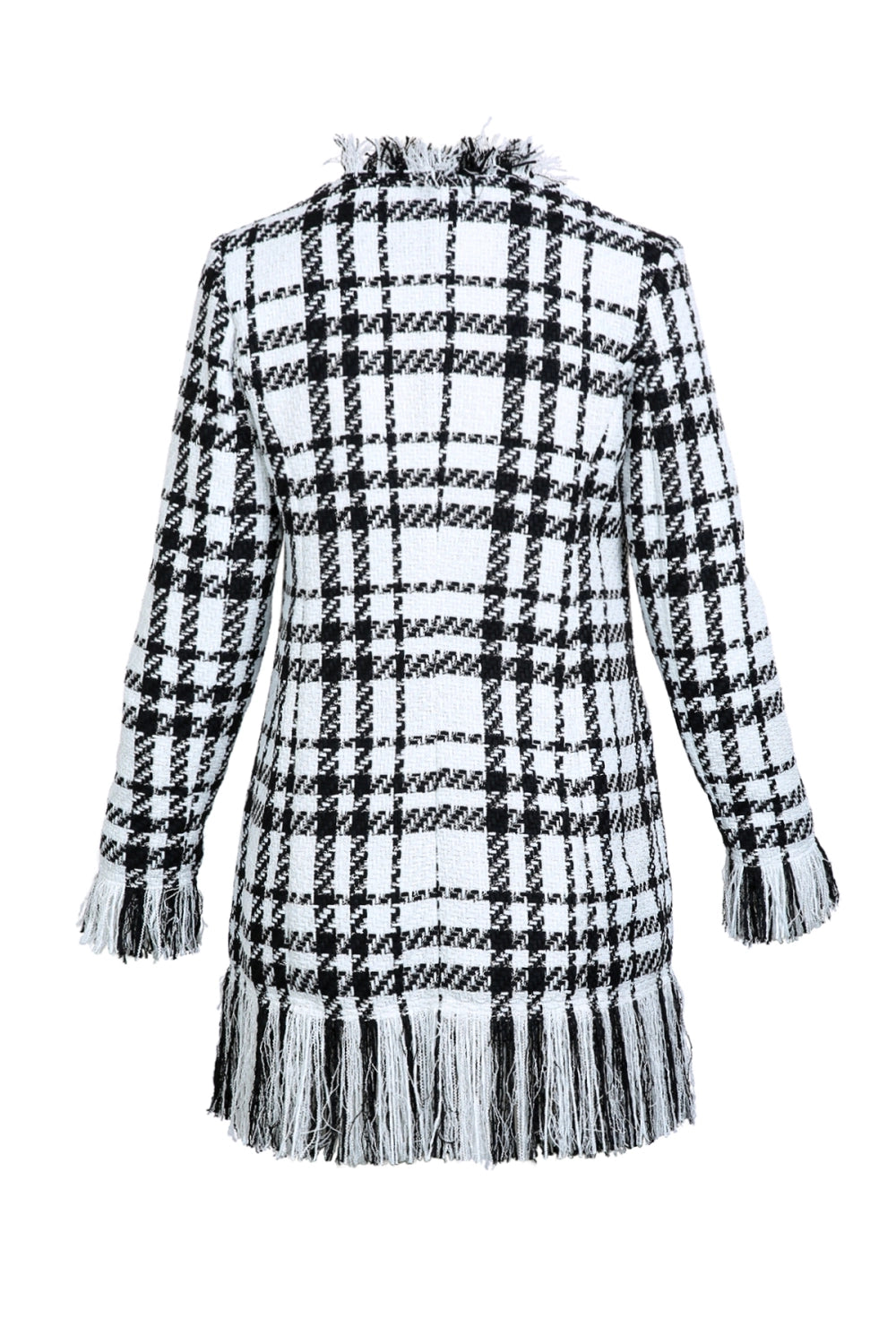 Black and White Tweed Blazer