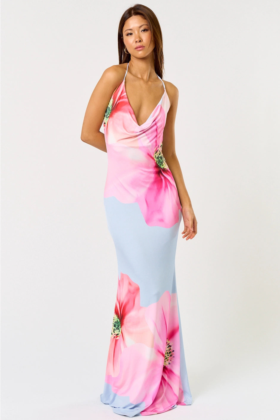 Floral Print Maxi Dress