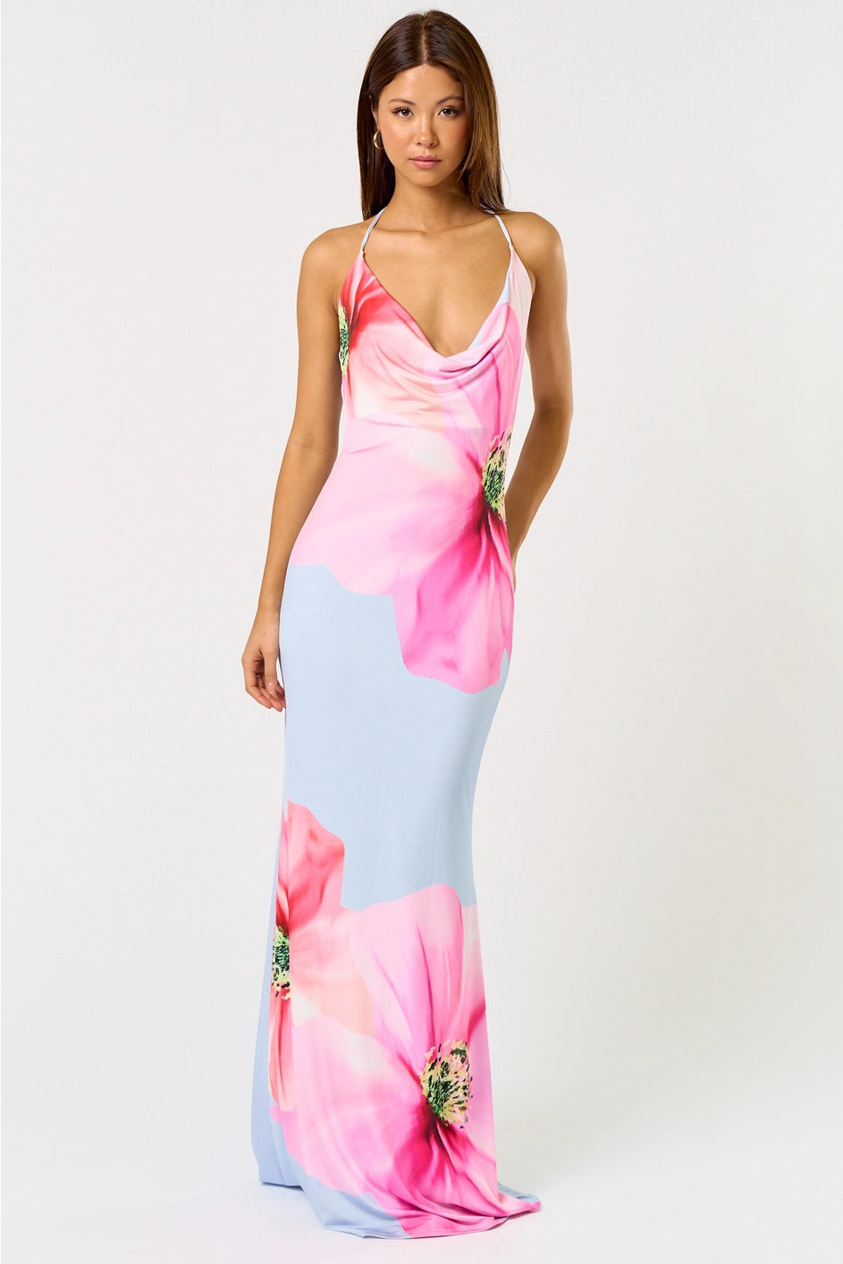 Floral Print Maxi Dress