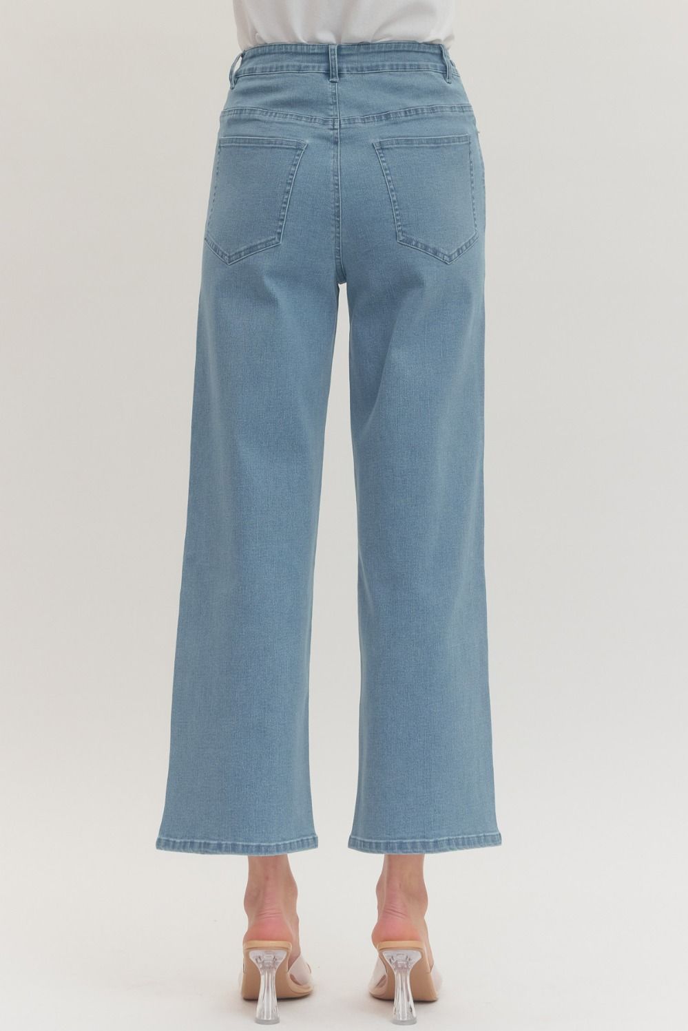 Straight Leg Horse Bit Denim
