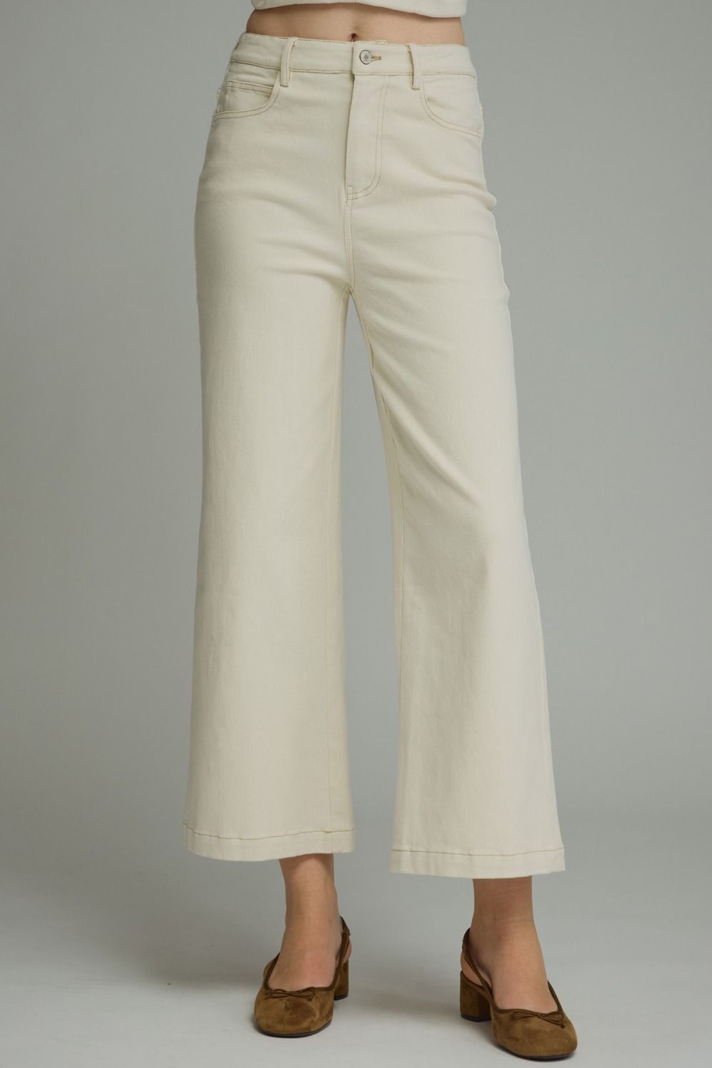 Solid Cropped pants