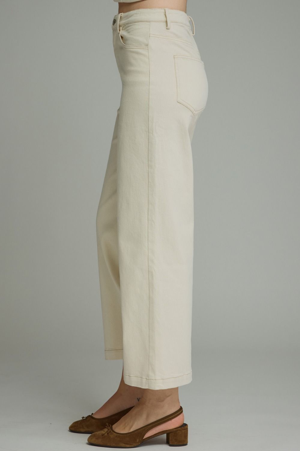 Solid Cropped pants
