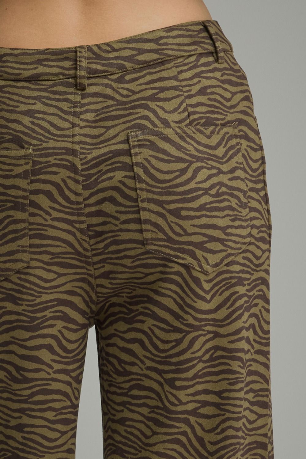 Olive Zebra Pant