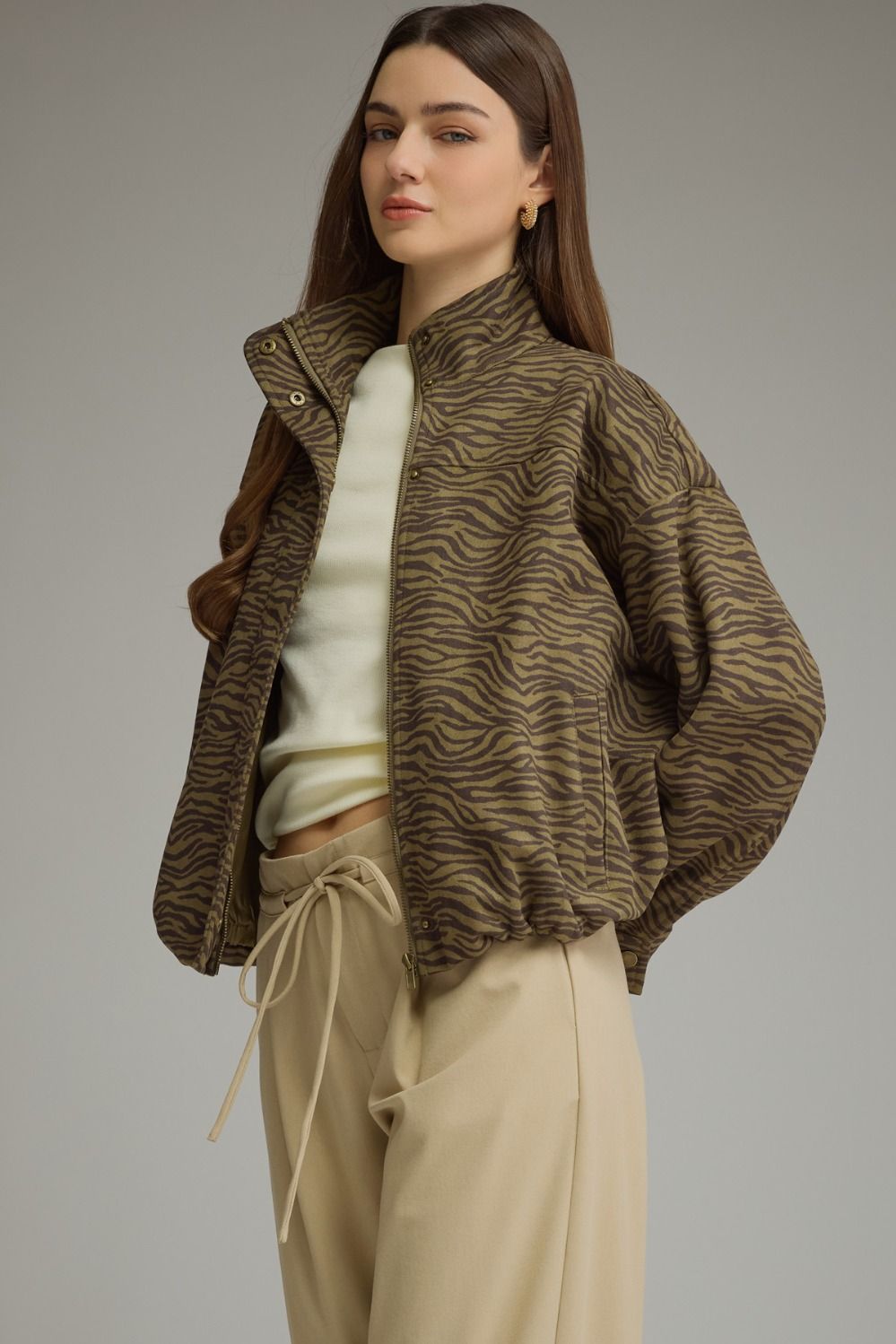 Olive Zebra Jacket