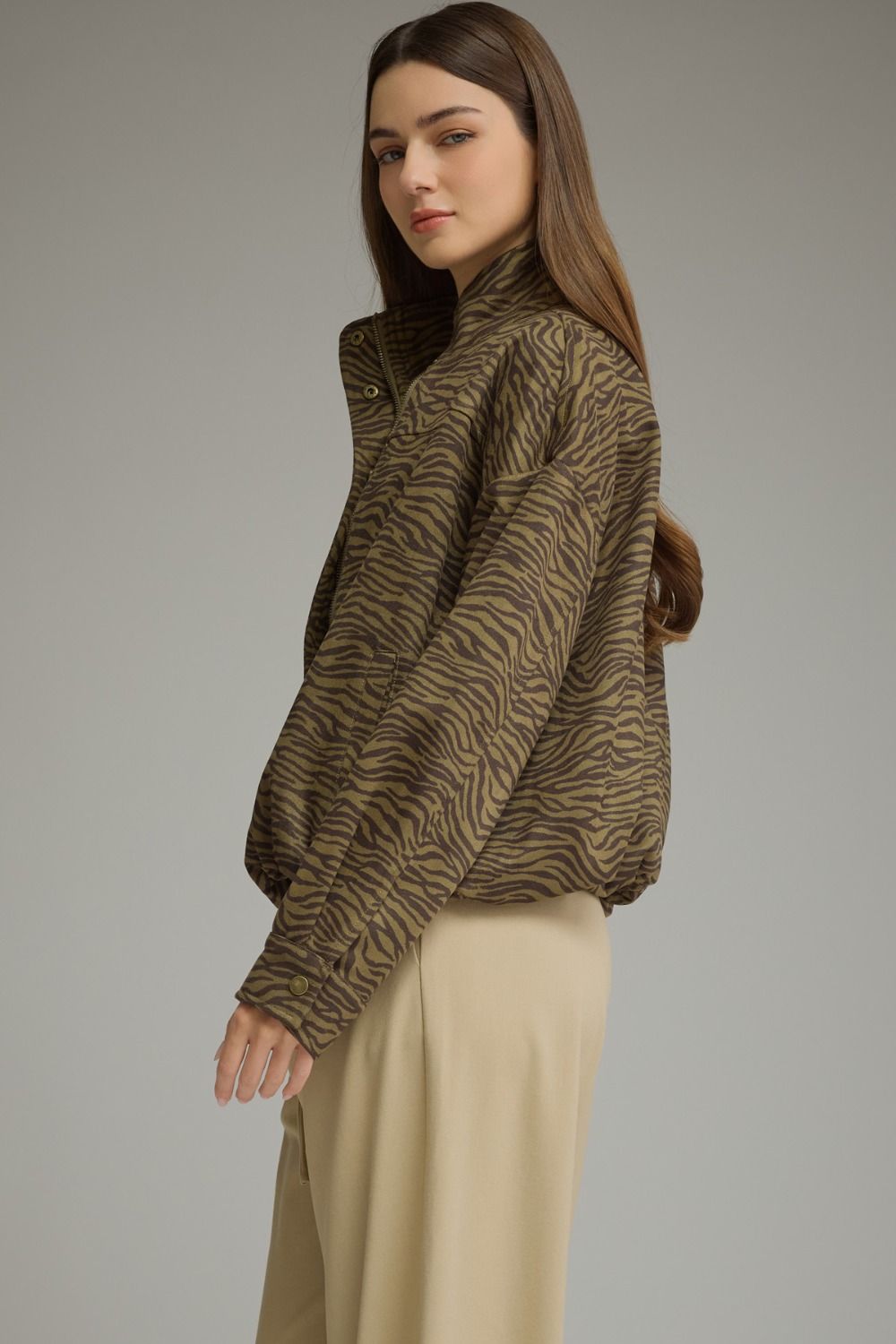 Olive Zebra Jacket