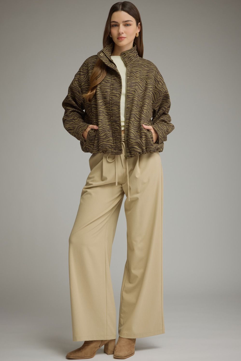 Olive Zebra Jacket