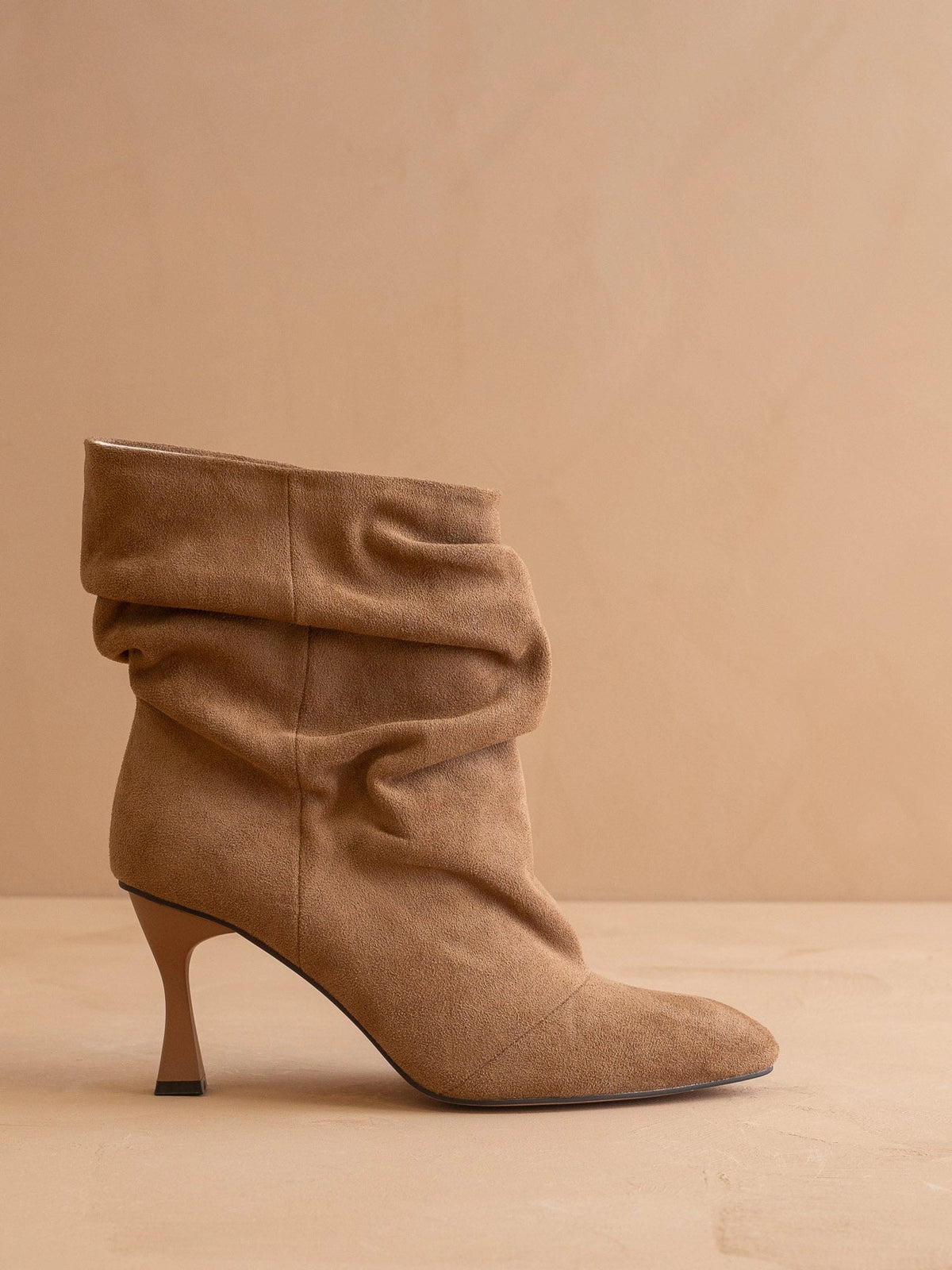 Taupe Scrunch Boot