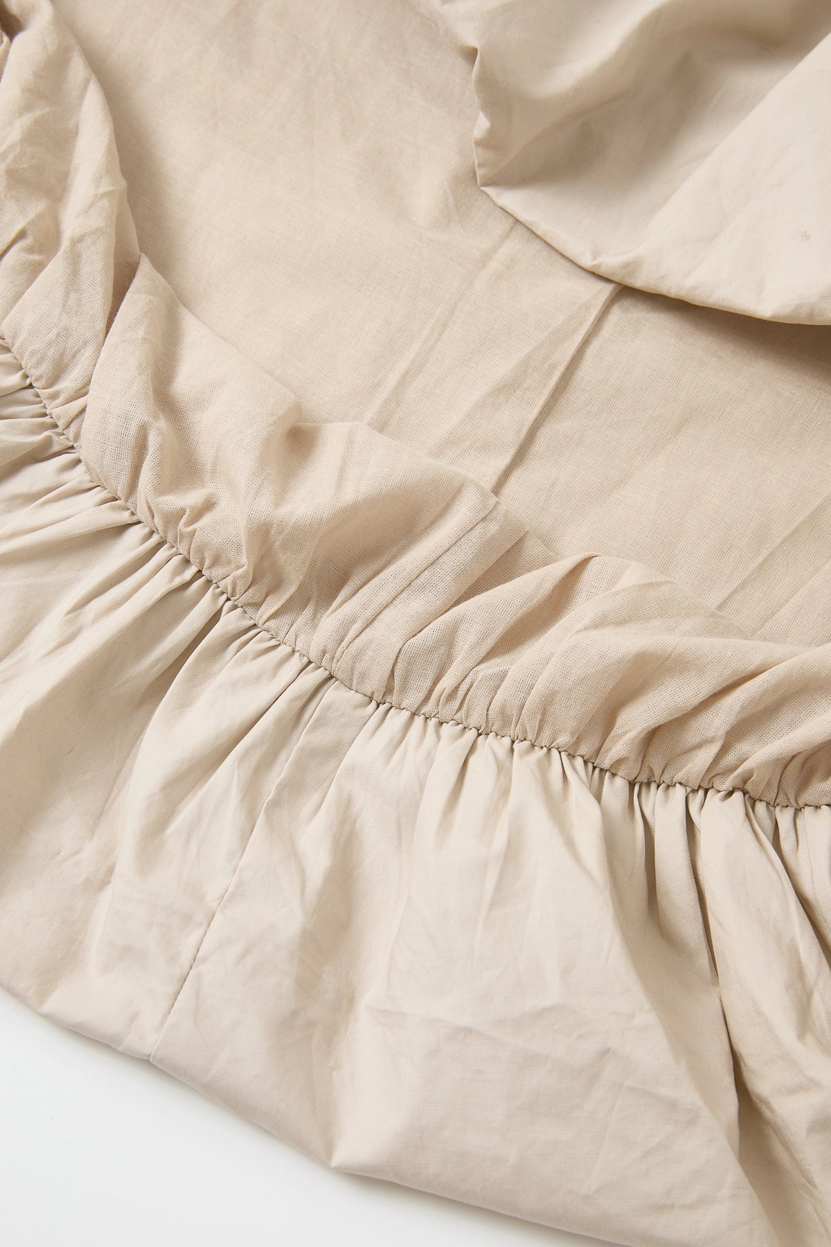 Woven Bubble High Low Shirt