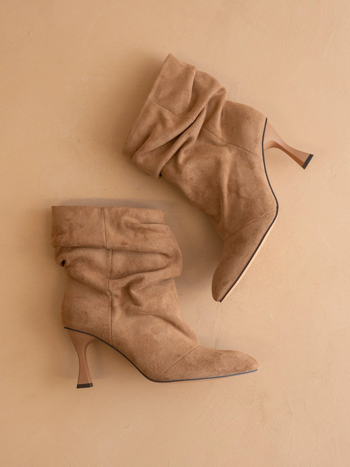 Taupe Scrunch Boot