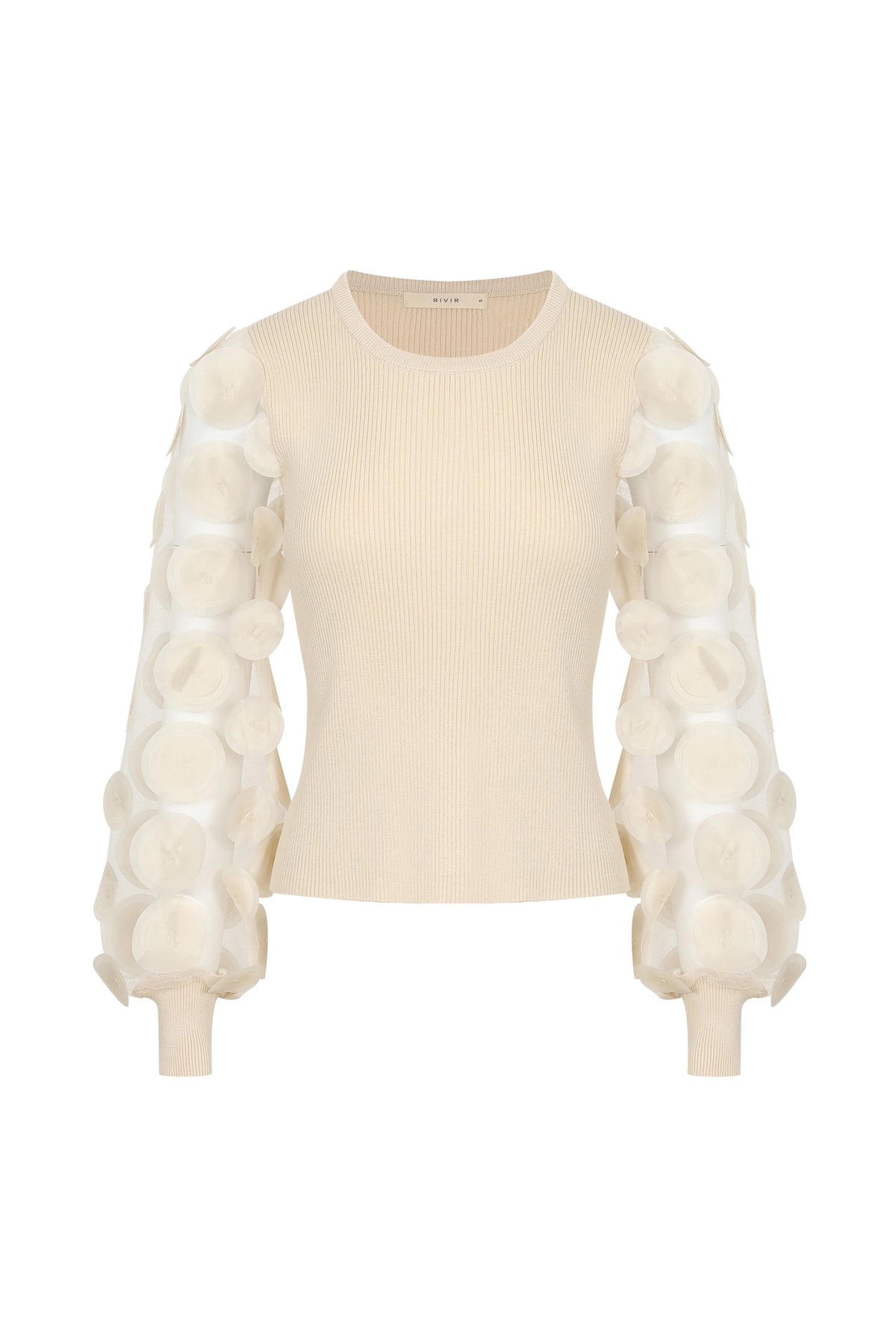 Long Sleeve Top with Mesh Detail