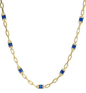 Esmeralda Blue Necklace
