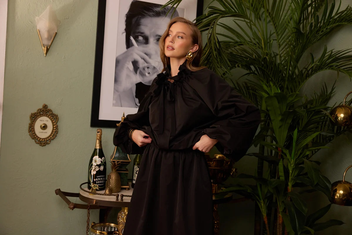 Cecilia Blouse in Black