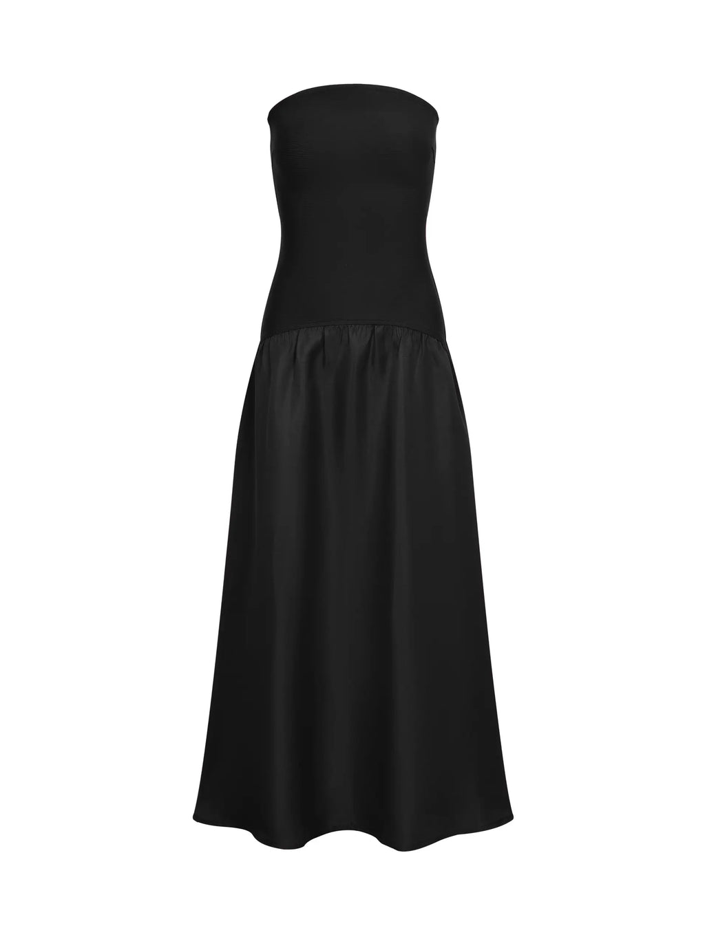 Black Drop Waist Dress