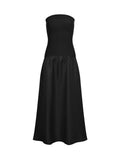 Black Drop Waist Dress