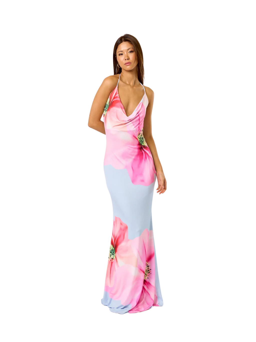 Floral Print Maxi Dress