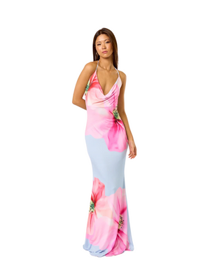 Floral Print Maxi Dress