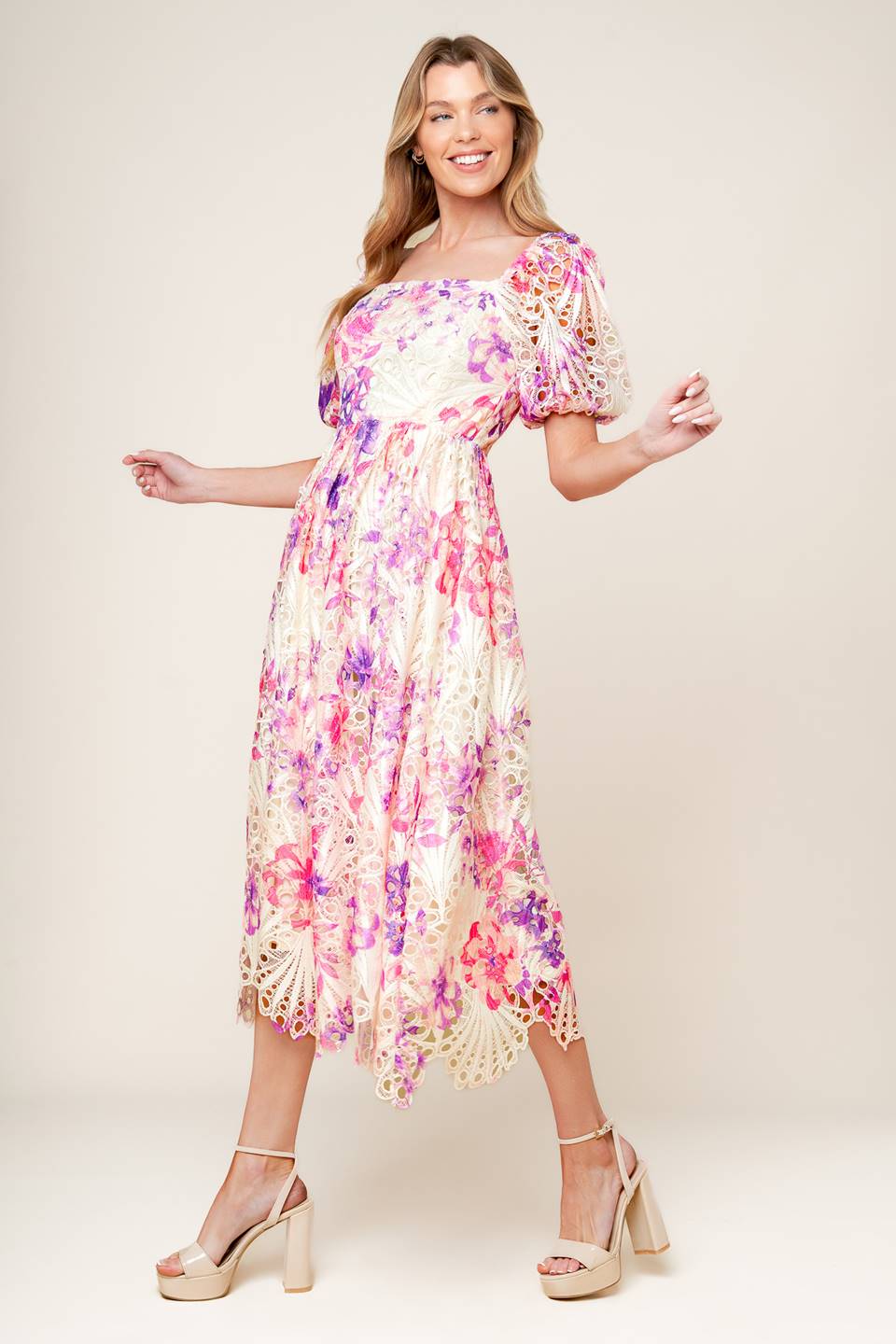 Lace Midi Dress