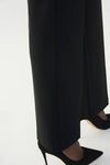 Black Stretch Wide Leg Pant