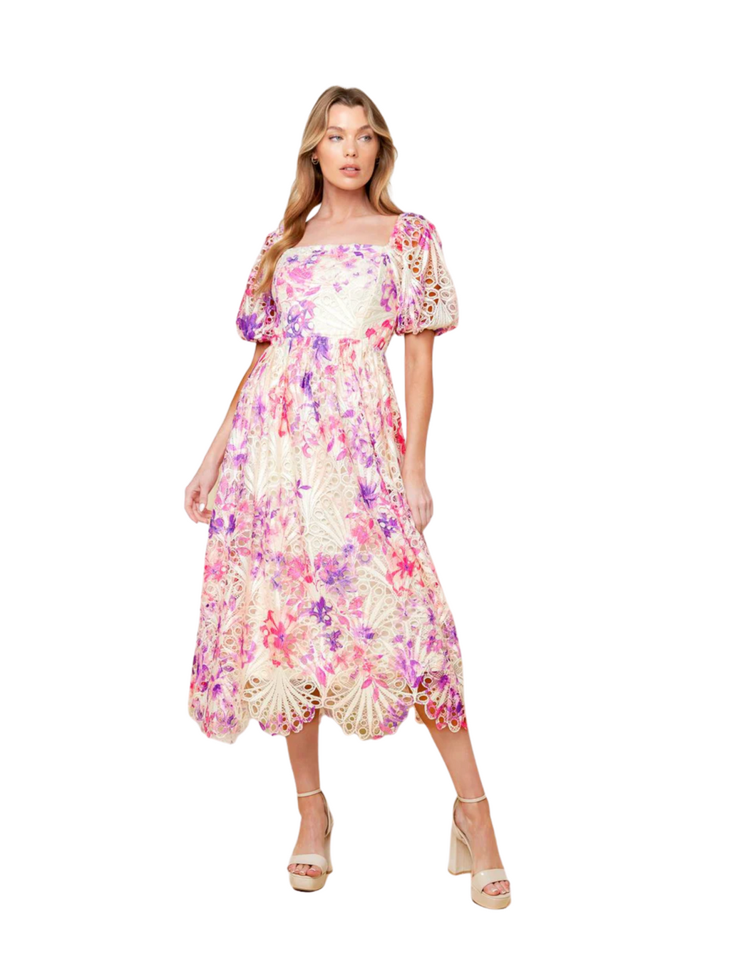Lace Midi Dress