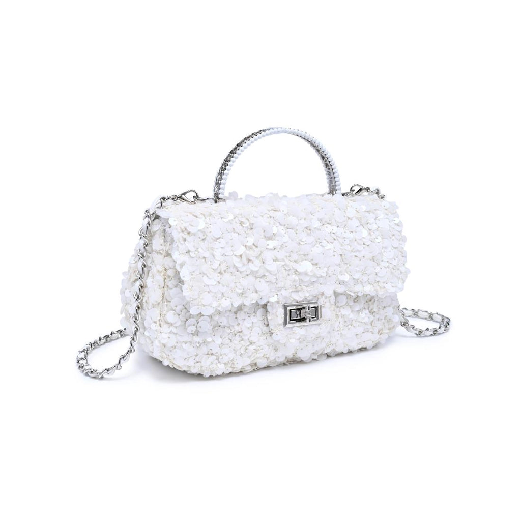 Ella Evening Bag in white