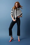 Jacquard Stripe Sweater