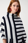 Jacquard Stripe Sweater