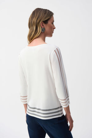 Knit Mesh Pullover