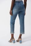 Straight Fit Crop Jeans