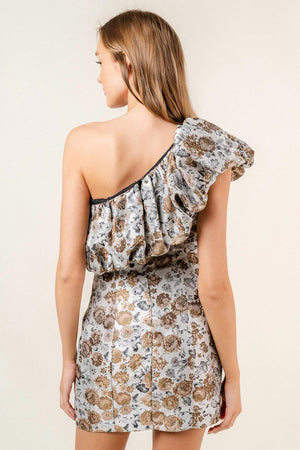 One Shoulder Mini Dress
