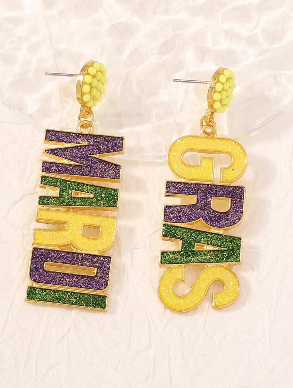 Mardi Gras Earrings