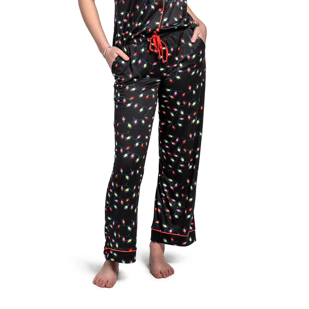 Light bright Christmas pajama set