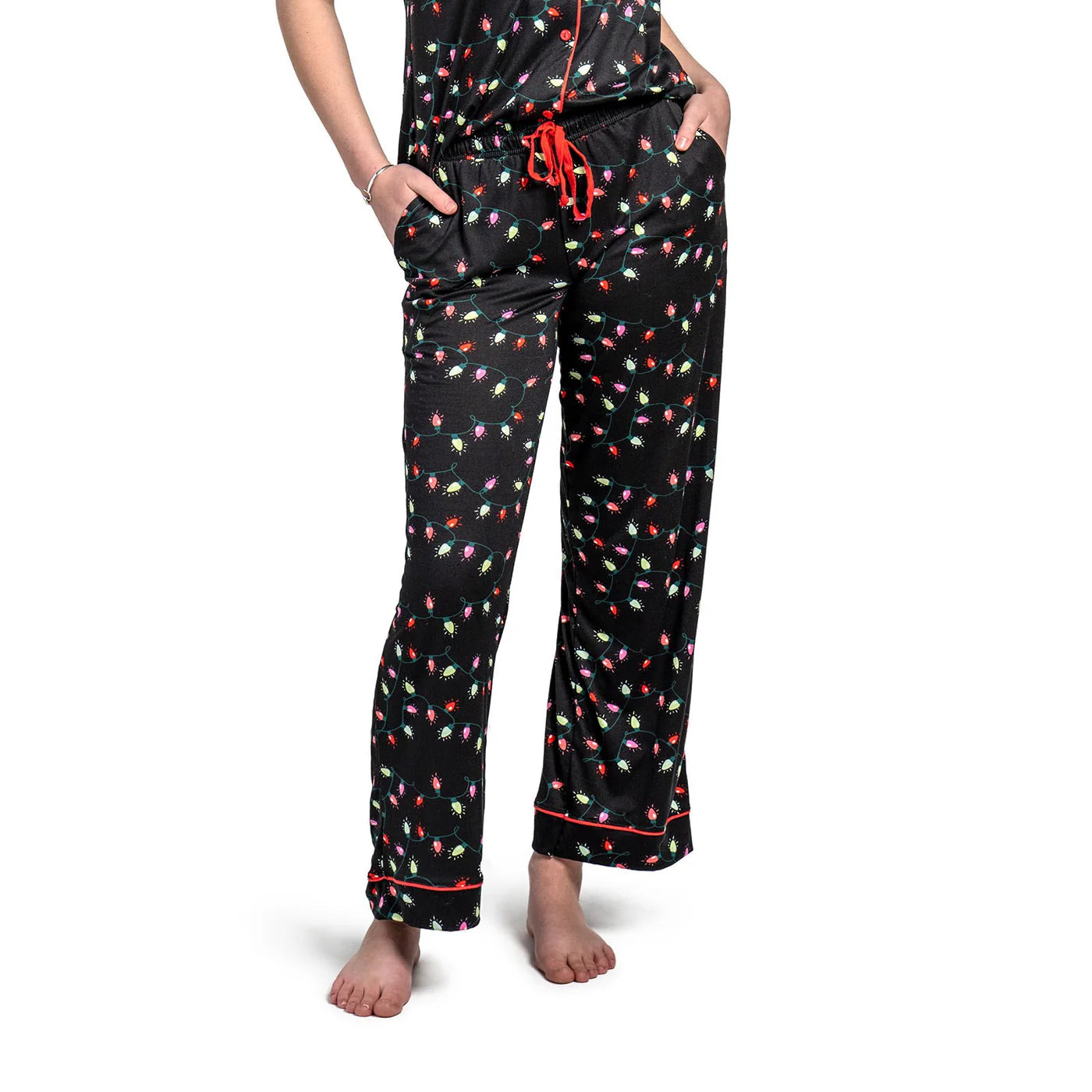 Light bright Christmas pajama set
