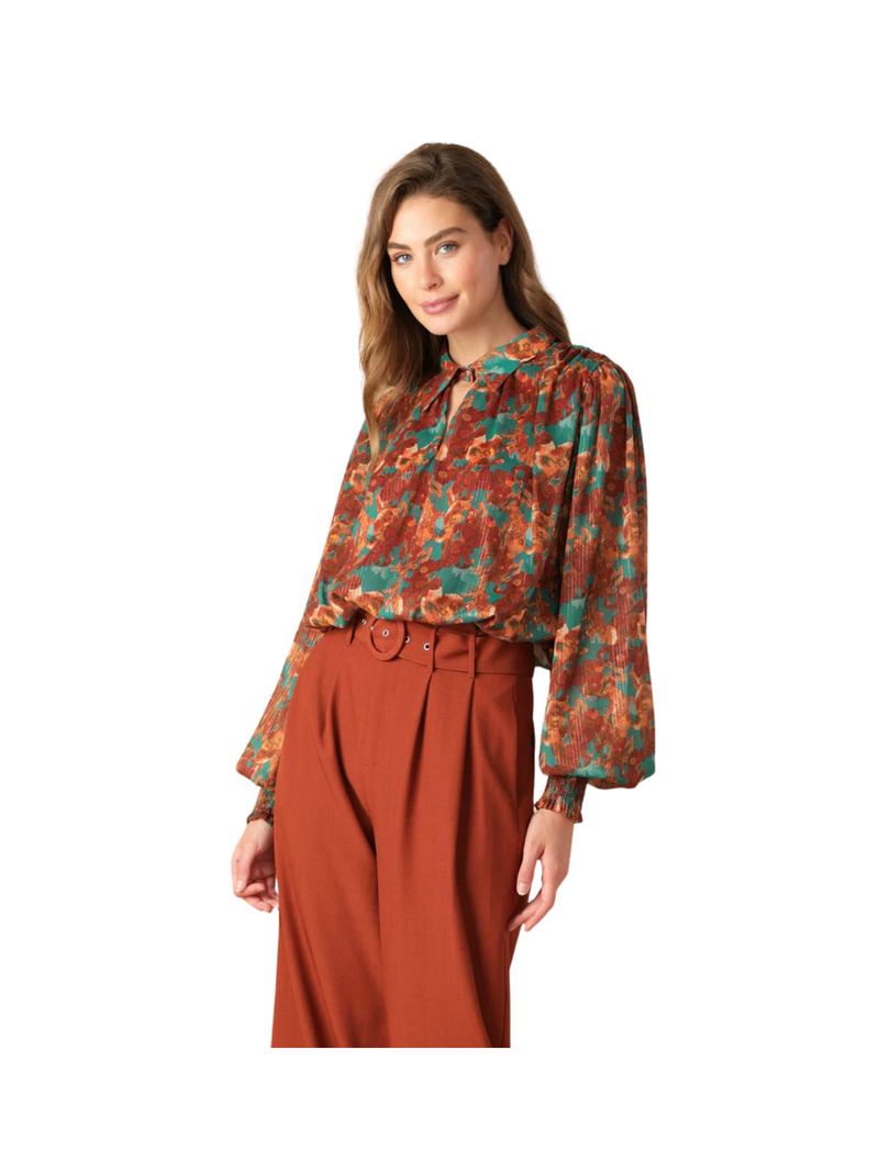 Woven Fall Blouse