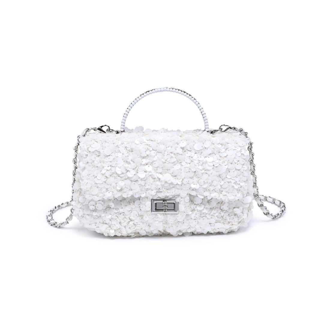 Ella Evening Bag in white
