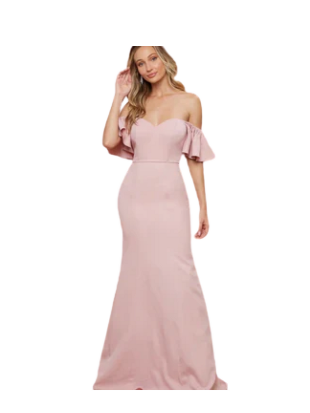 Blush off the Shoulder Formal