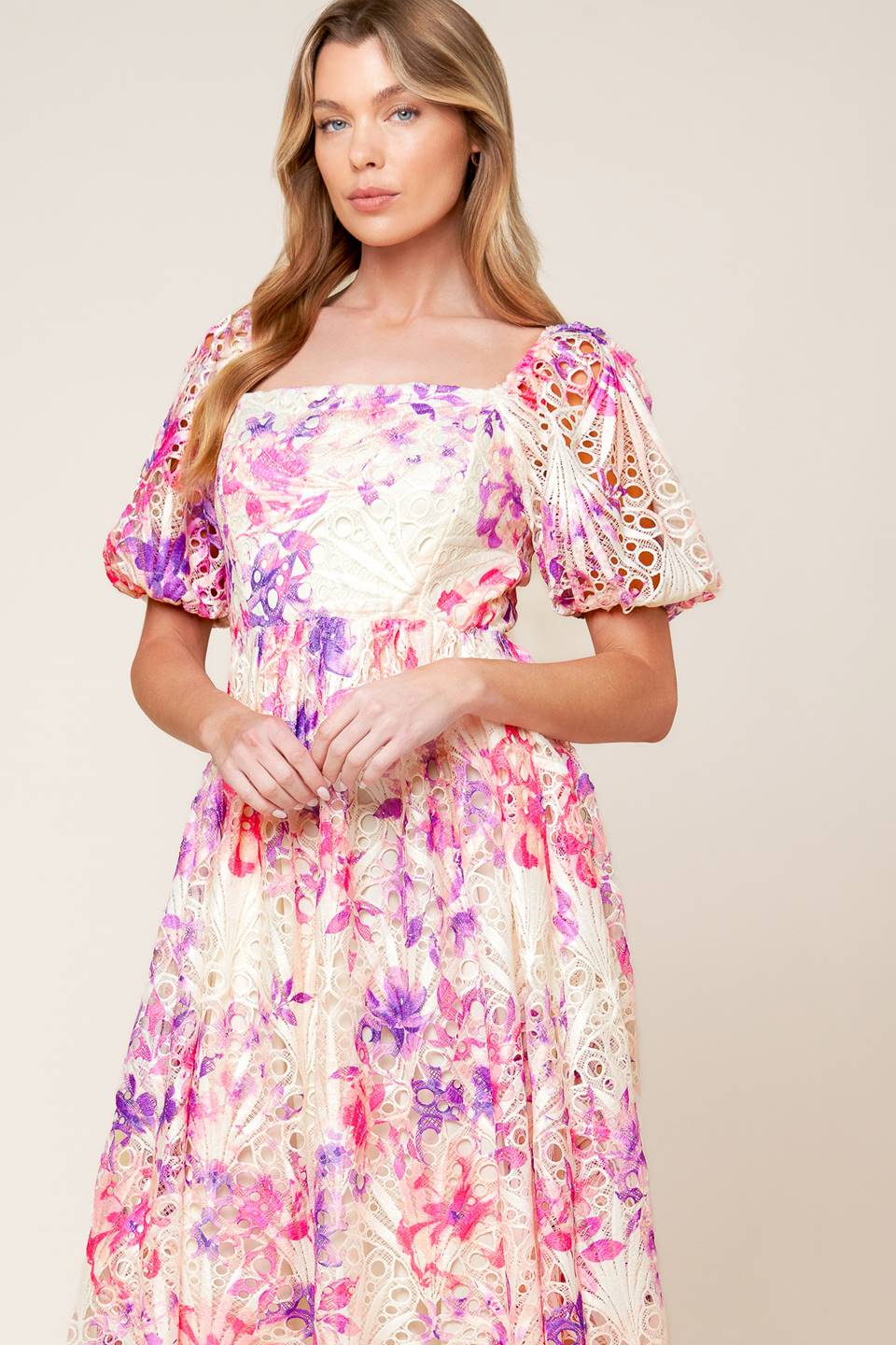 Lace Midi Dress