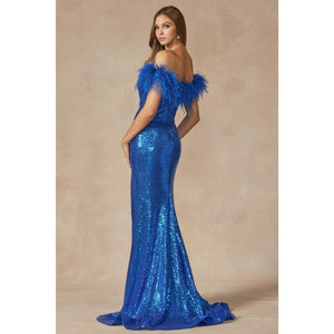 Feather Blue Formal