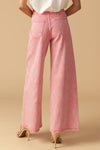 Pink Washed Twill Pant