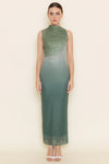 Mesh Ombré Green Midi