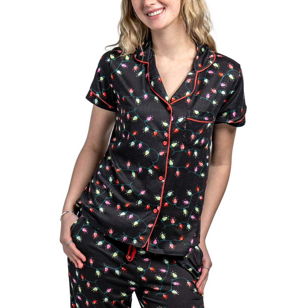 Light bright Christmas pajama set