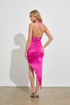 Berry Pink Crossback Dress