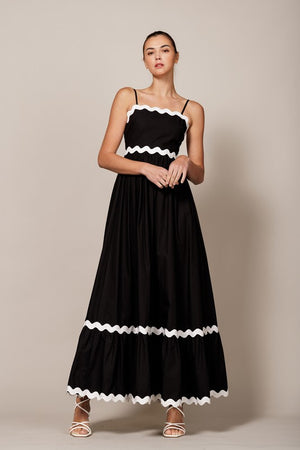 Maxi Trim Detail Dress