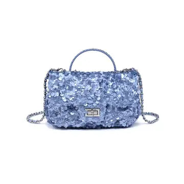 Ella evening bag in light blue