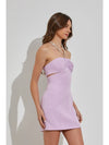Chain Link Lavender Cutout Dress *Final Sale*