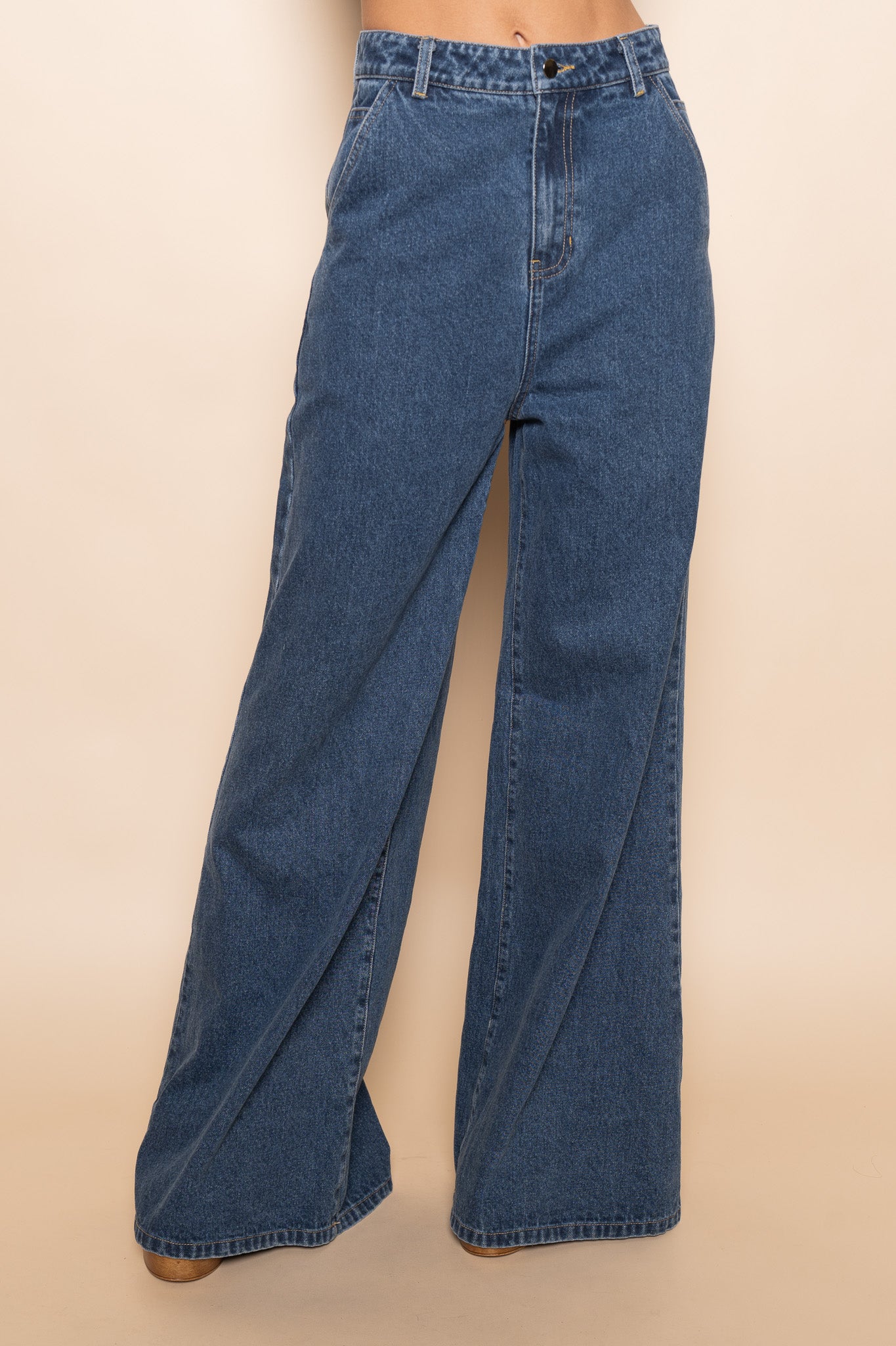 Denim Strapless Top